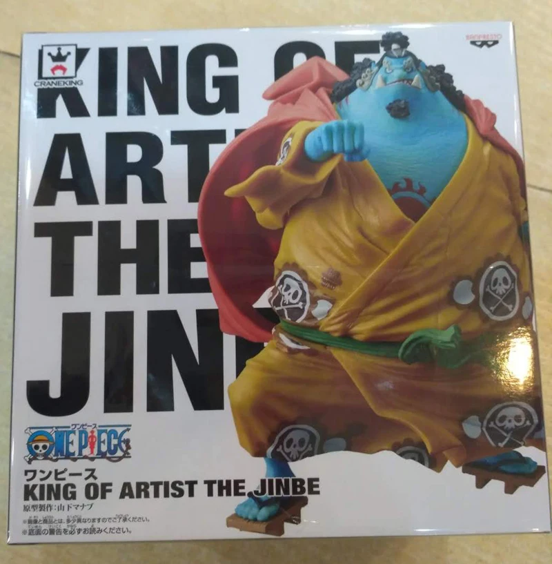 100% оригинальная коллекция Banpresto KING OF ARTIST фигура Jinbei от "ONE PIECE"|Игровые фигурки