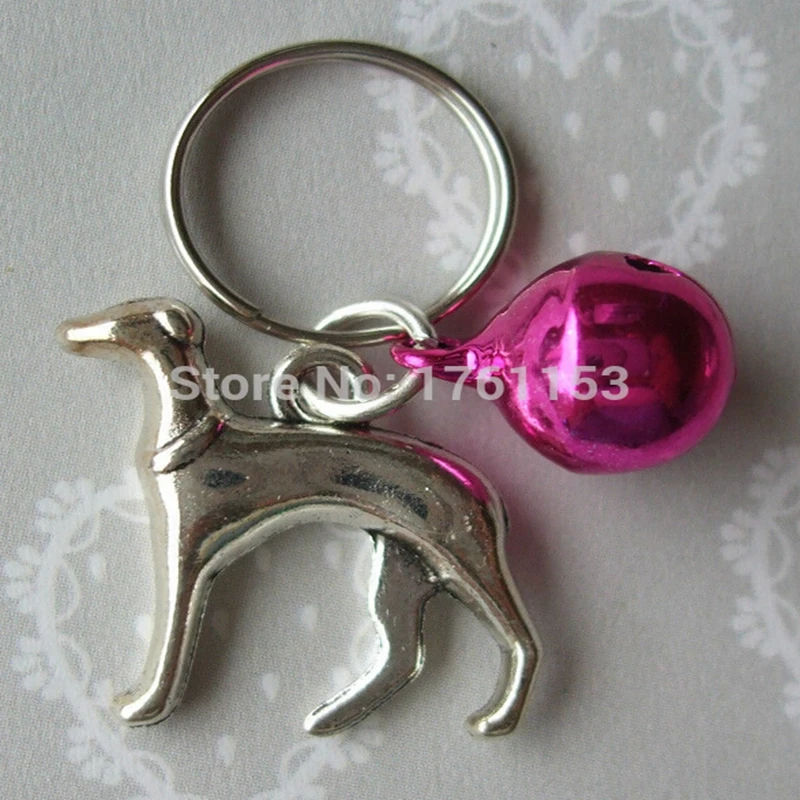 Лидер продаж 50 шт./лот антикражный кошелек большой серый с розовым колокольчиком