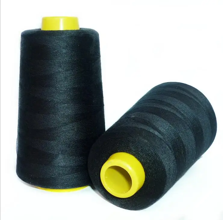Высококачественная 2000 Полиэстеровая джинсовая/швейная нить/Нитки для багажа 100%