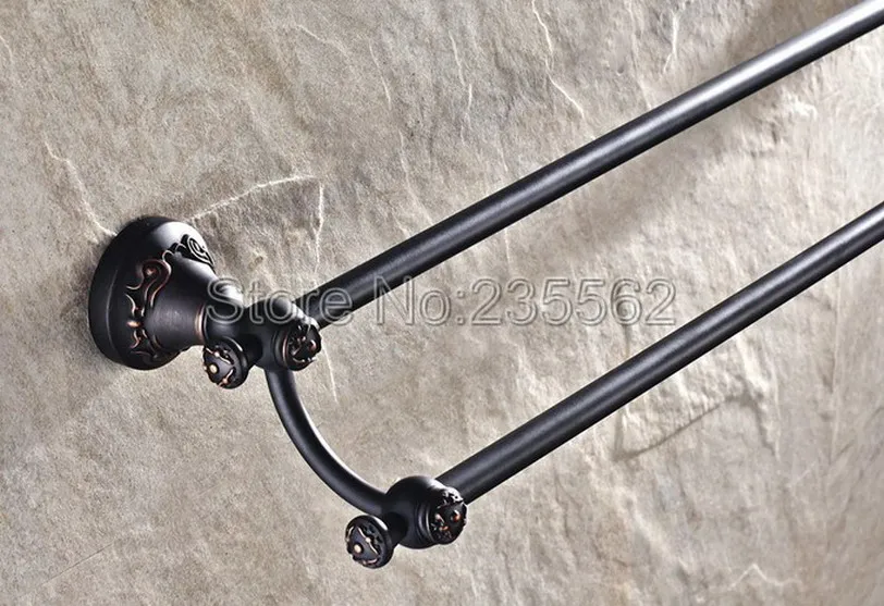 Черный античный латунный современный настенный держатель для полотенец lba447 |