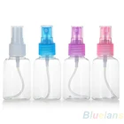 50 мл 5 шт. мини пластиковый прозрачный Прозрачная бутылка с распылителем пустой распылитель для парфюмерии для духов флакон для макияжа для путешествий 8VNY