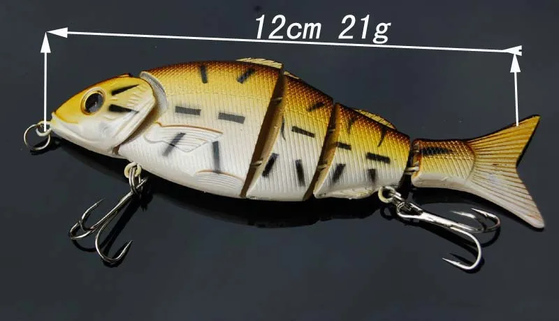 Новинка 5 сегментов рыболовной приманки кузовные детали рыболовные для жизни как