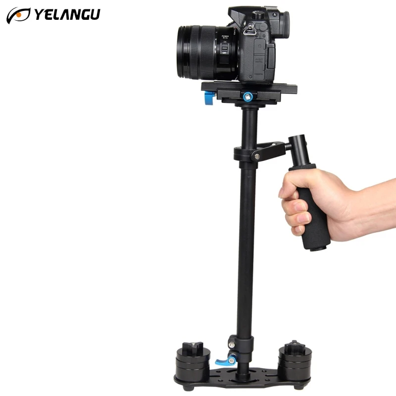 Профессиональный YELANGU S60L 3 кг 61 см алюминиевый штатив Ручной Стабилизатор Steadicam