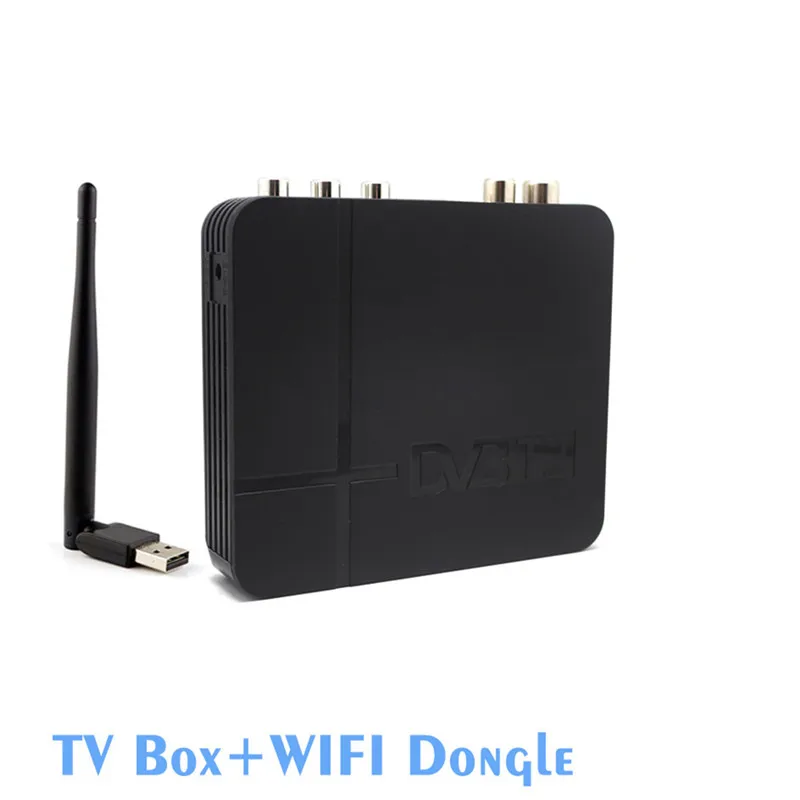 DVB-T2 K2 + USB Wi-Fi адаптер Поддержка Full HD 1080P H.264 MPEG4 ЦИФРОВОЙ наземный приемник Мини DVB TV