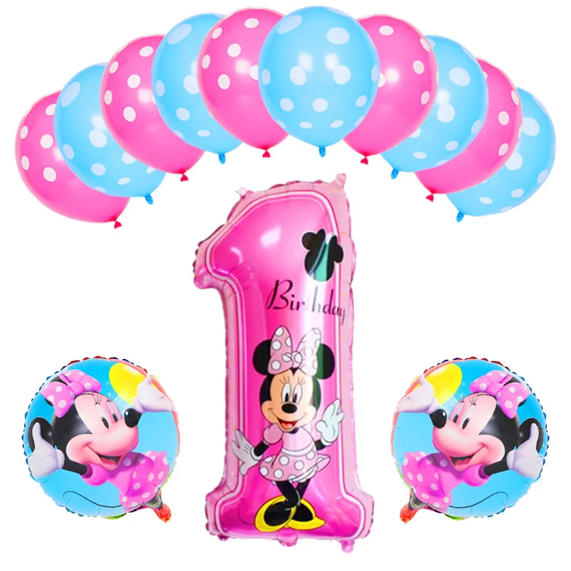 balloon set 2 13 шт./компл. воздушный шар из фольги комплект Детские 1st Стразы образуют цифру «шарик для дня рождения для свадьбы или «нулевого дня рождения» вечерние Декор поставки - Цвет: balloon set 2