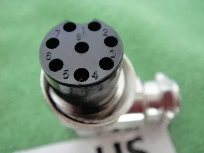 8 контактный авиационный прямоугольный разъем ветчиной микрофон радиоразъем