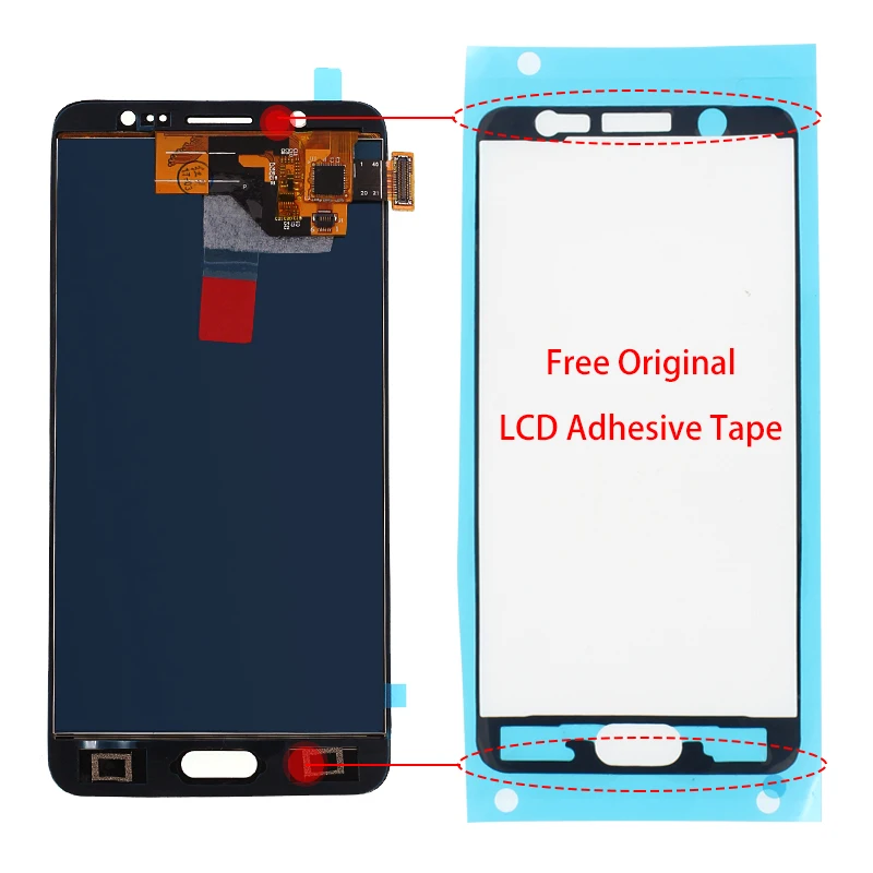 Для samsung Galaxy J510 J510FN J510F J510G J510Y J510M дисплей сенсорный экран Digitizer сборка для J5 2016