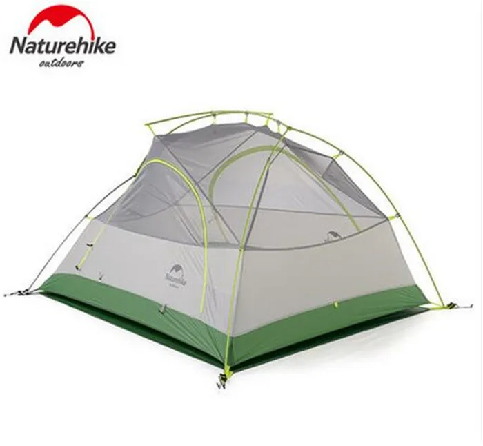 Naturehike 4 сезон палатка 2 человек пара путешествия Кемпинг 20D двухслойная