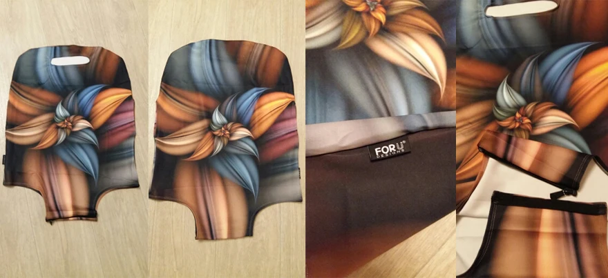 Forudesigns, милое животное Чехол для багажа одежда для собак 3D печать пыли дождевики для 18-30 дюймов тележка чехол дорожные аксессуары