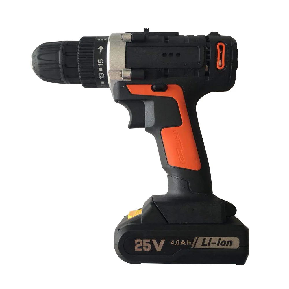 25V 3.0Ah Аккумуляторный Электрический ударный гайковерт набор дрель 3/8