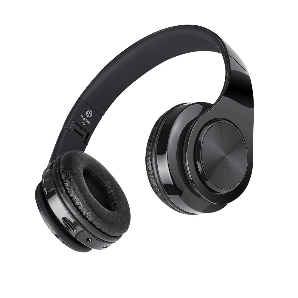 Беспроводные наушники VOBERRY, гарнитура Bluetooth 4,1, регулируемые складывающиеся наушники с микрофоном для ПК, мобильного телефона, Mp3 DD CT