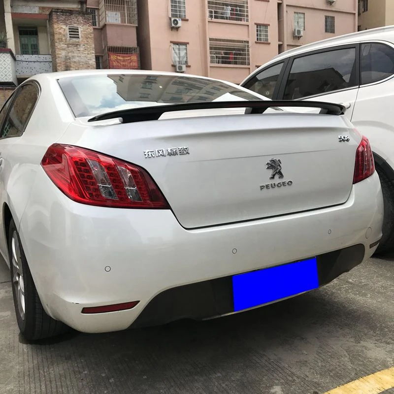 Высококачественный спойлер из АБС пластика для Peugeot 408 508 праймер заднего крыла