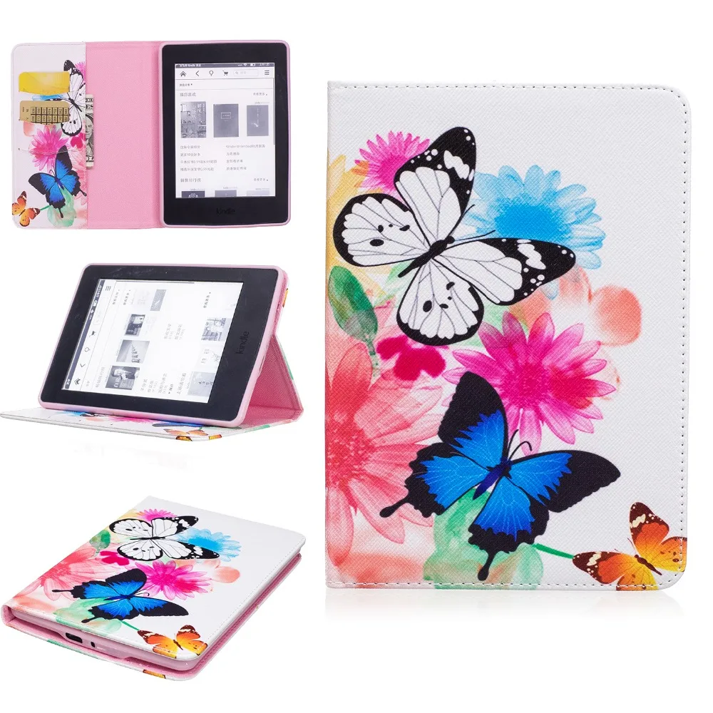 Чехол для планшета fundas чехол Kindle Paperwhite 1 2 3 2013 2015 2016 6th Generation + держатель карт| |