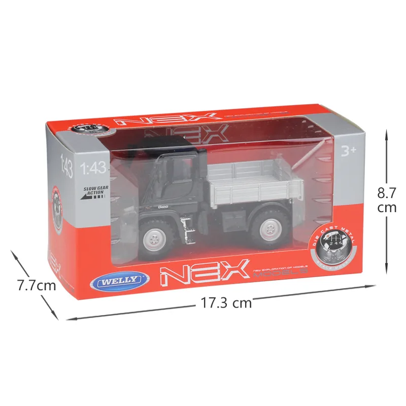 WELLY 1:43 реальная жизнь металлическая модель игрушечного автомобиля Unimog U400