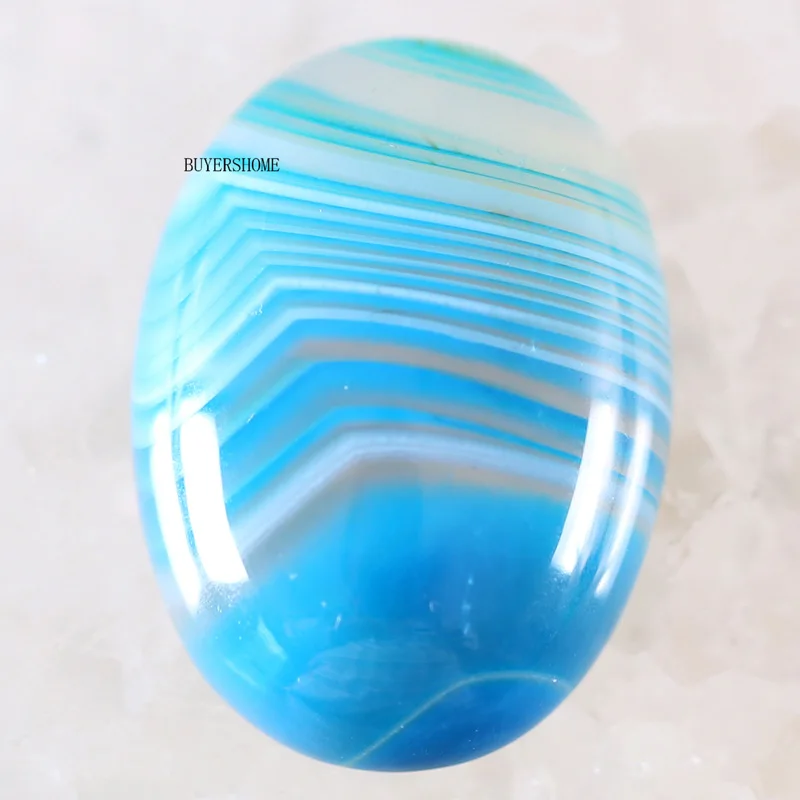 Blue Veins Agate 1 шт. 22x30 мм Овальный Кабошон из натурального камня для изготовления ожерелья, браслетов, сережек для женщин и мужчин, с кристаллами лаписа, родонита - Цвет: Blue Veins Agate