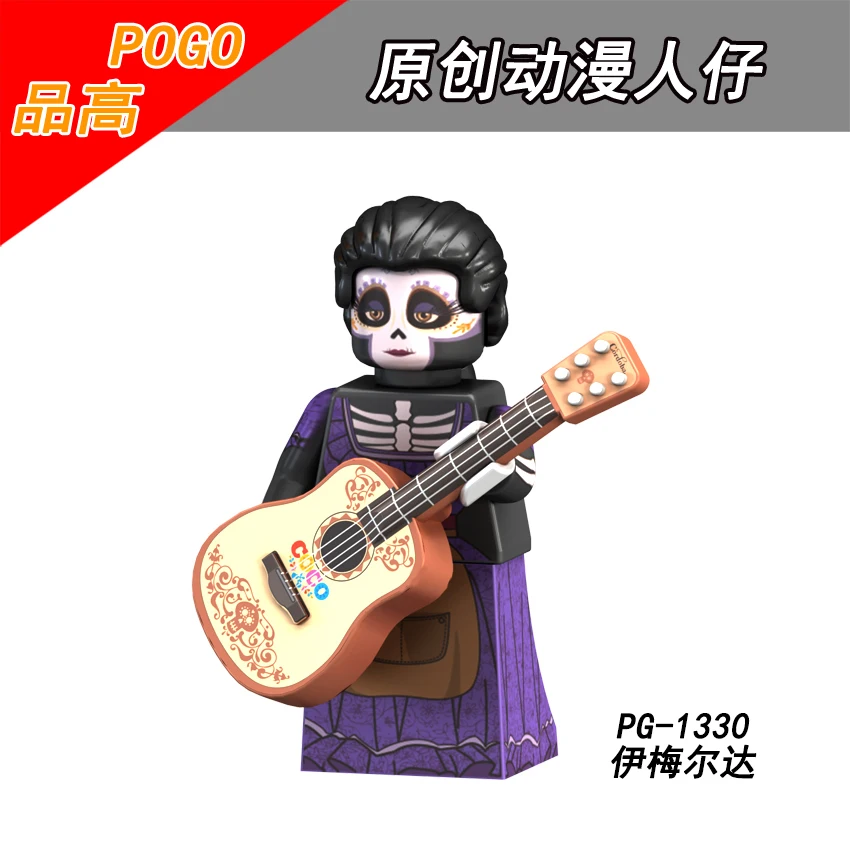 Одиночная распродажа PG8138 Coco Movie Day Of The Dead Legoing Рождественский ужас Rosita Felipe Miguel