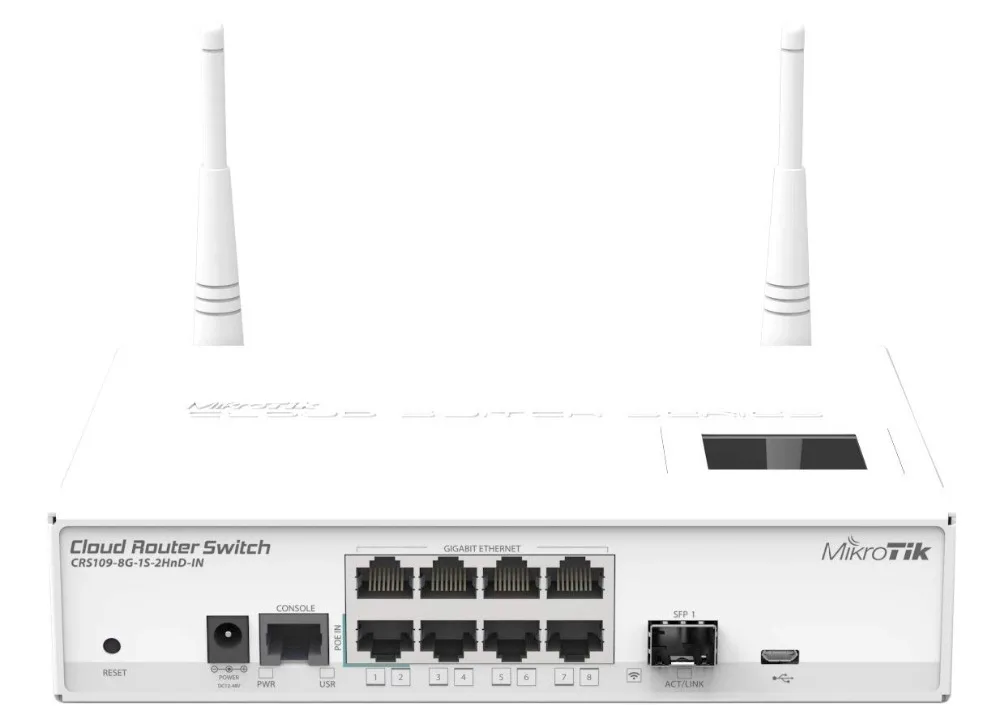 MikroTik Cloud Router Switch 8 гигабитных портов RouterOS 2 4 ГГц Wi-Fi роутер | Компьютеры и офис