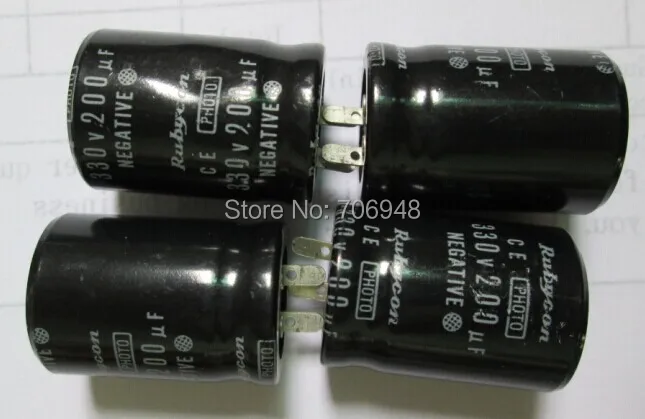 

Photo flash capacitor 330v 200uf 20*29mm