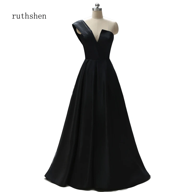 

Ruthshen матери; Обувь под свадебное платье для невесты, женский, мать, длинные черные вечерние платья 2020 размера плюс одно плечо Свадебные плат...