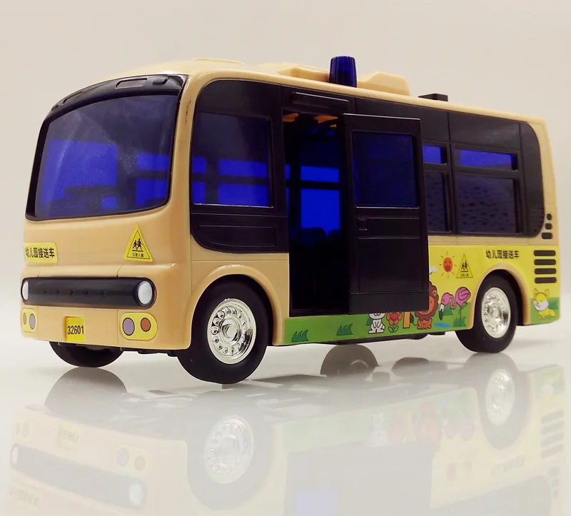 

Грузовик серия детский сад автобус трансфер инерционные игрушки приносит голос модель 2-4 года пластиковая электронная батарея работает 2021
