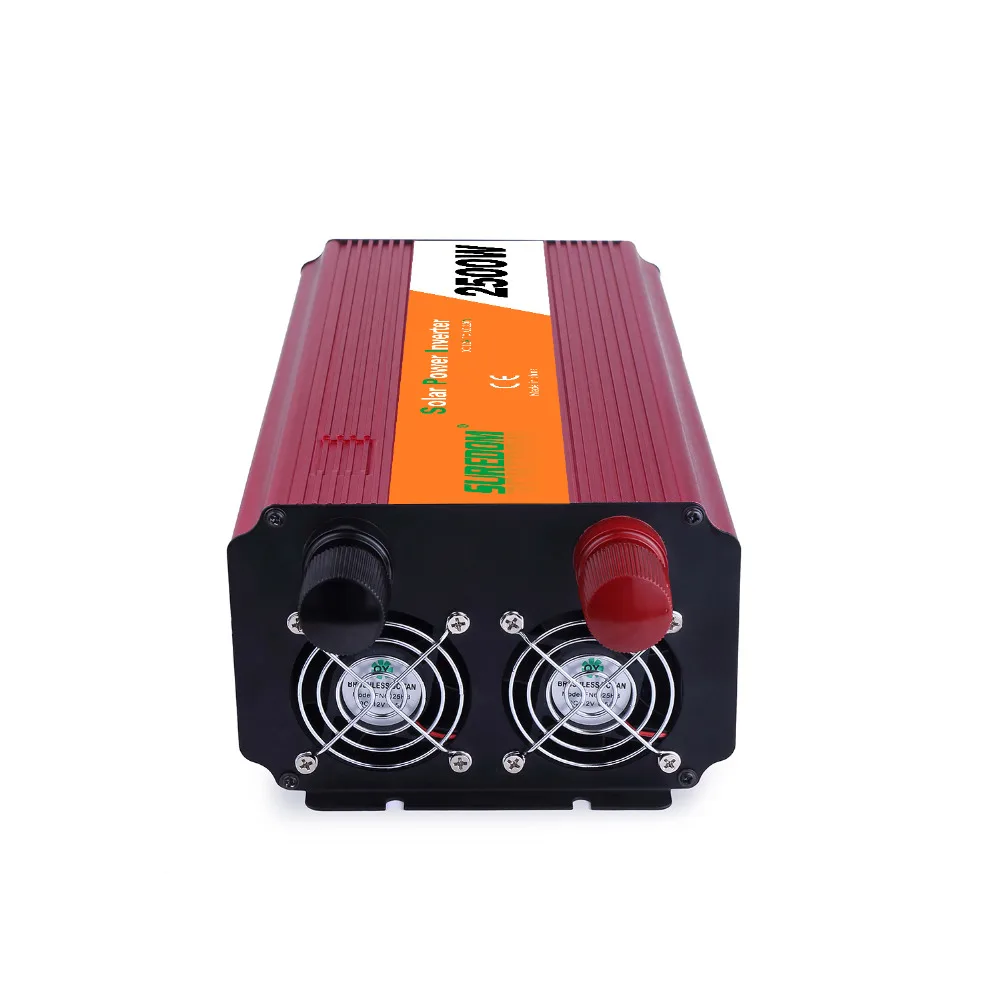 2500 Вт Инвертор напряжения конвертер зарядное устройство DC 12 24V к AC 110 220V 50Hz с