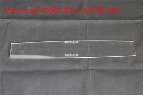 TU7620R4572R Гитарная Панель задняя пластина Arc Scale акриловый шаблон Акустическая классическая гитара аксессуары для инструментов - Цвет: TU7620R4572R