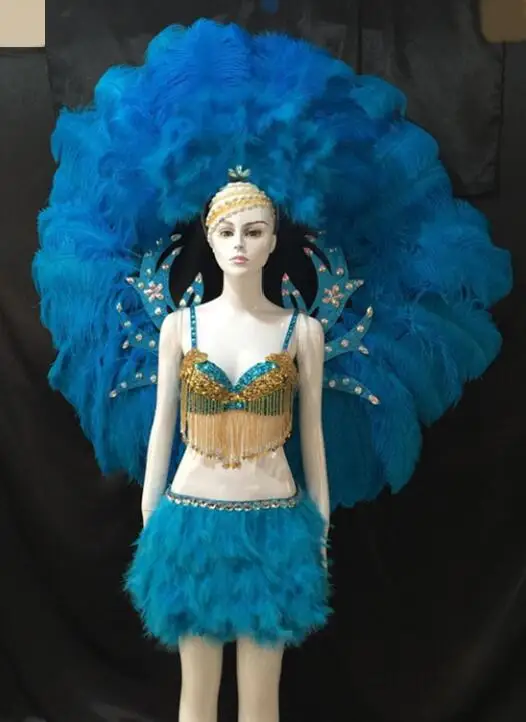 Юбка для сцены Виктории кабаре большие ангельские крылья из перьев головной убор