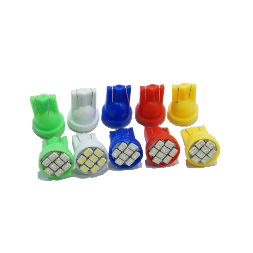 AORUNYEBAO 500X Белый светодиод T10 8 smd 1206 3020 светодиодов W5W 194 168 192 501 автомобильные