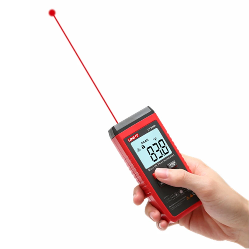 UNI T UT306A мини ЖК дисплей инфракрасный термометр для измерения температуры 35 ~ 300C