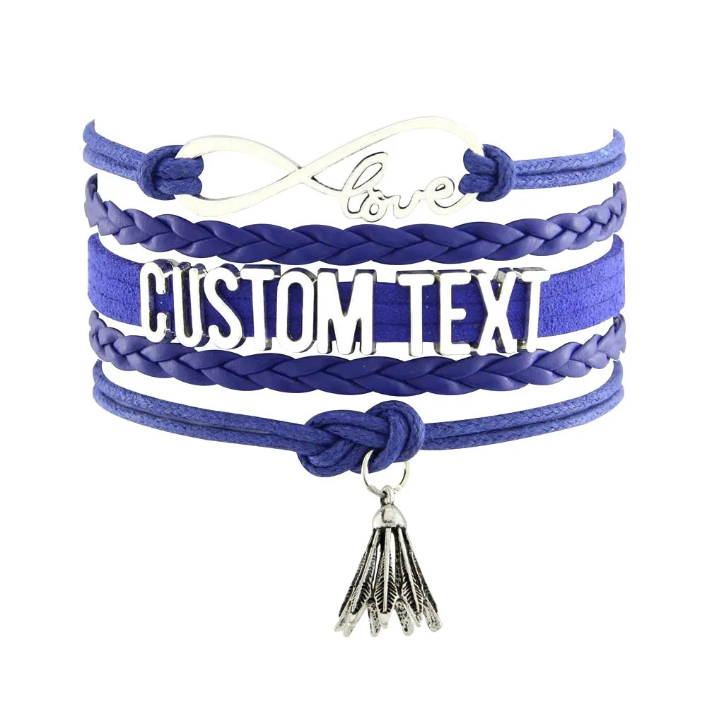 Модные ювелирные изделия на заказ очаровательный браслет подвеска с дизайном