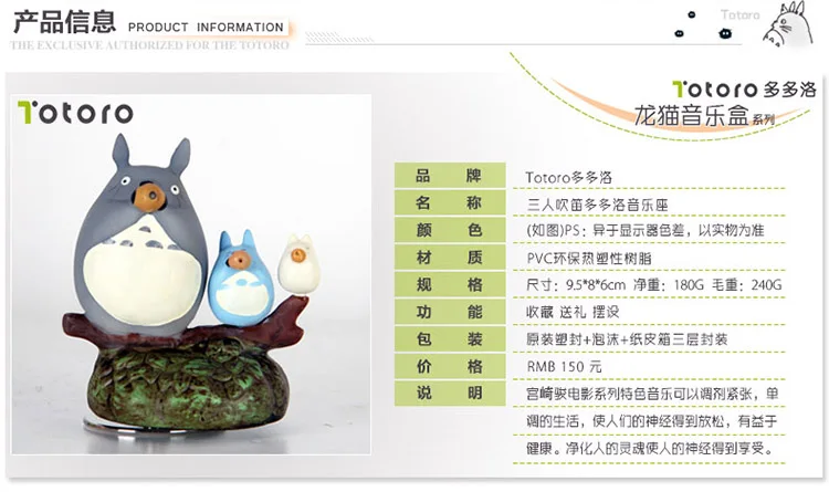 Хаяо Миядзаки камфорное дерево дуя Тоторо заводная Музыкальная шкатулка|tree