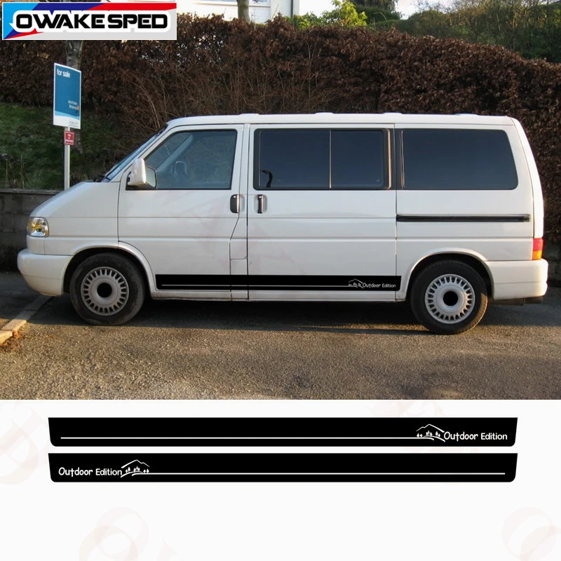 Наружная версия наклейка с боковой полосой полный набор для Volkswagen Multivan Transporter