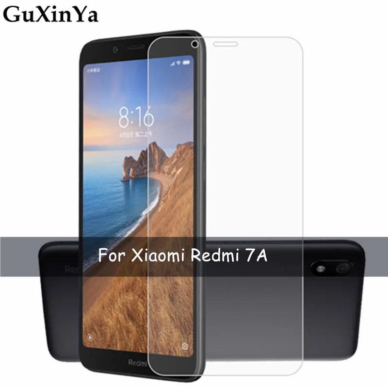 2 шт. закаленное стекло Redmi 7A защита для экрана Xiaomi 7 Защита от царапин