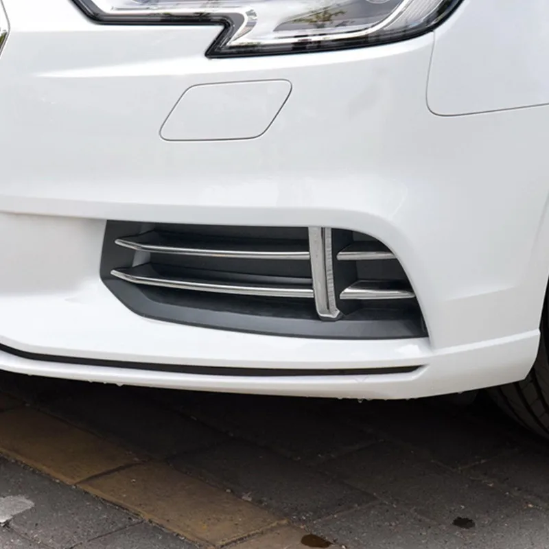 Передняя противотуманная фара из нержавеющей стали 10 шт. для Audi A3 Sedan 2017-2018