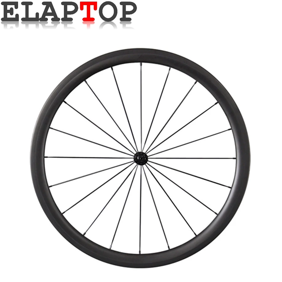 Таможенные пошлины Бесплатная ELAPTOP 38 мм Глубокий Clincher Super light Велоспорт Carbon Колеса