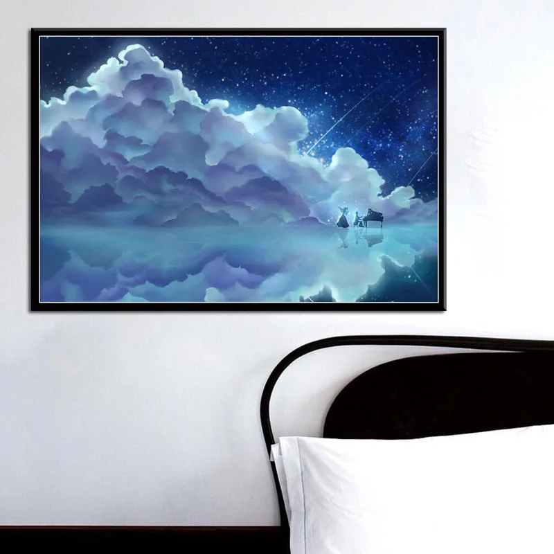 P749 Your Lie in April Hot Japan Anime Art Painting Silk Canvas Poster Wall Home Decor | Дом и сад