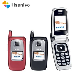 nokia 6103 refurbished original phone nokia 6103 flip cell phone cheap phone free global shipping