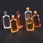 Новинка, миниатюрный кукольный домик в масштабе 112 16, 6 бутылок вина, 20 мм * 7 мм, высокое качество