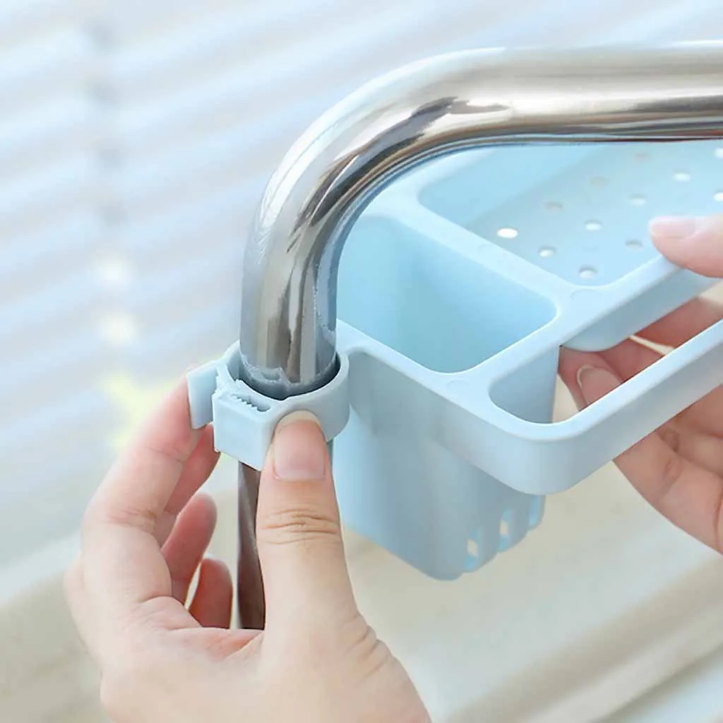 Новый подвесной стеллаж для хранения раковины Держатель вокруг крана кухонная