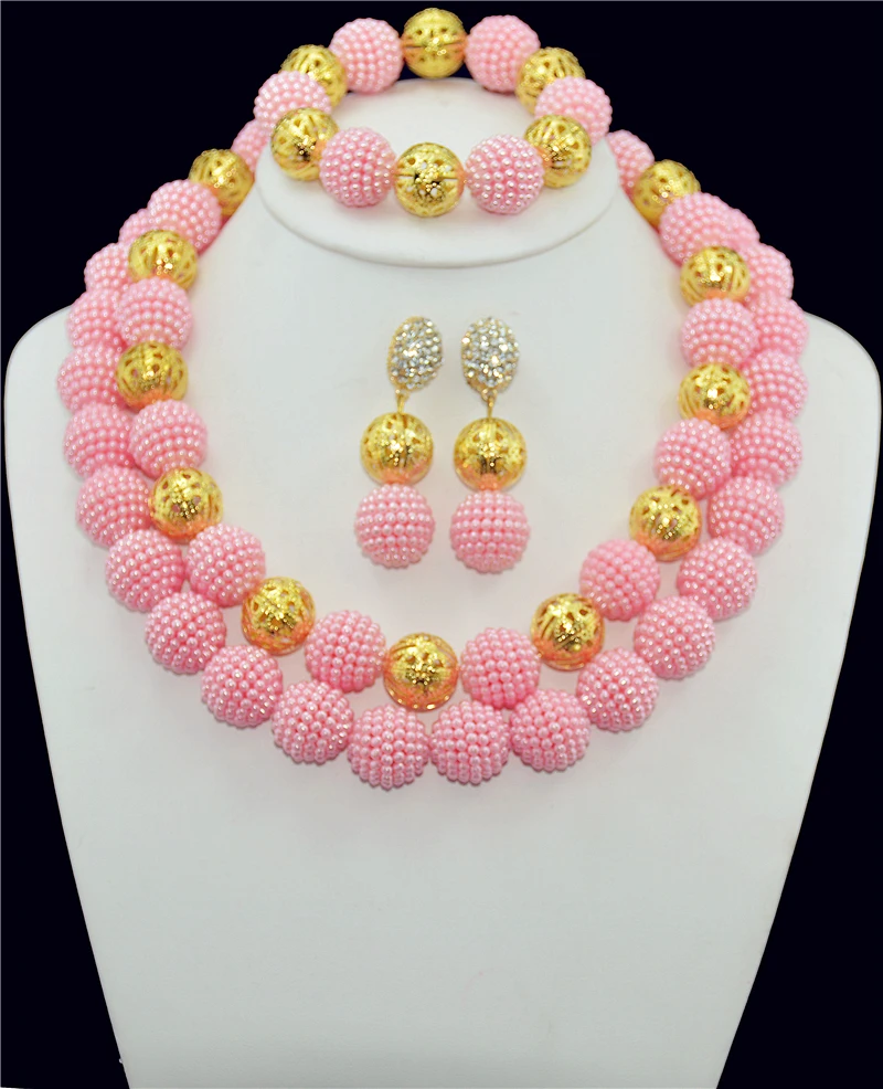 Ручная работа имитация жемчуга белый женский костюм нигерийские Свадебные