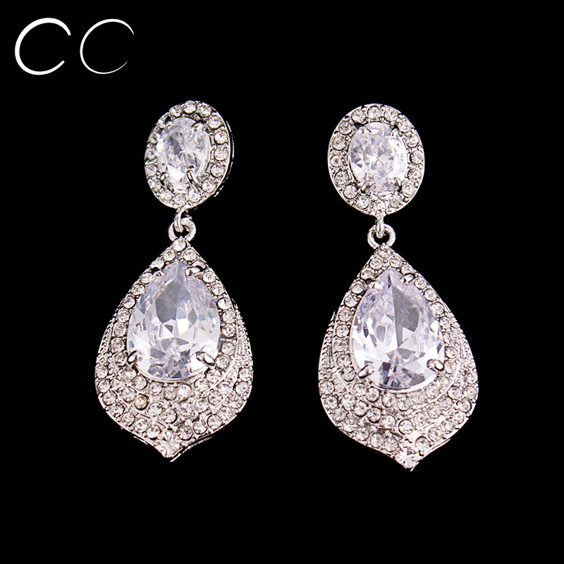 Роскошные Австрийские кристаллы модные ювелирные изделия серьги-гвоздики в