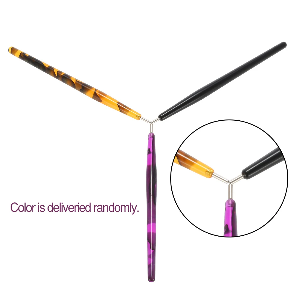 1 шт. Лаковая ручка для ногтей кристальная бисера гвоздики со стразами восковый