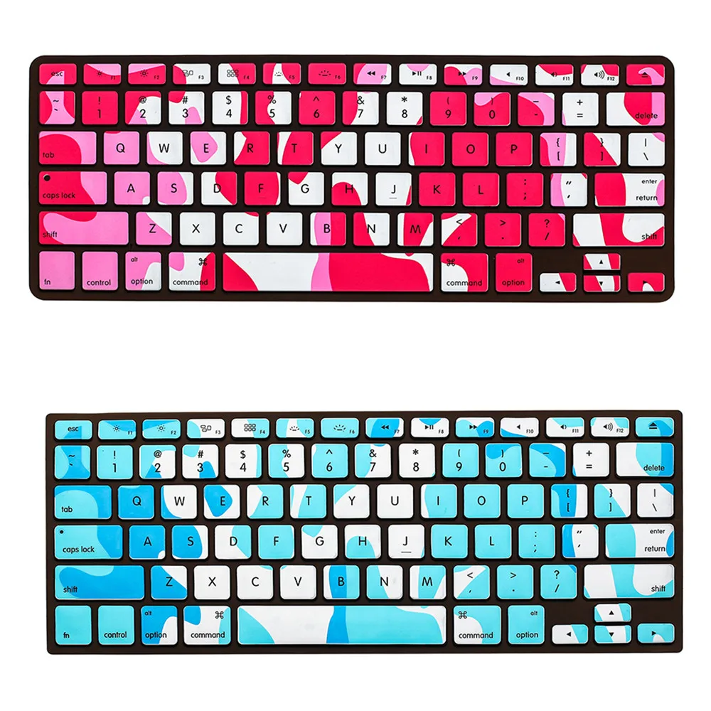 Защитный чехол с камуфляжным узором для клавиатуры США MacBook Air 13 дюймов Pro Retina 15