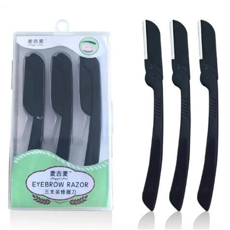 3 шт./компл. для женщин Бритва бровей средство удаления волос лица Триммер нож