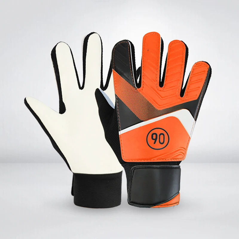 

Hot Selling 1 Pair Full Finger Gloves Children Teens Anti Slip Hands Wrap for Football Goalkeeper