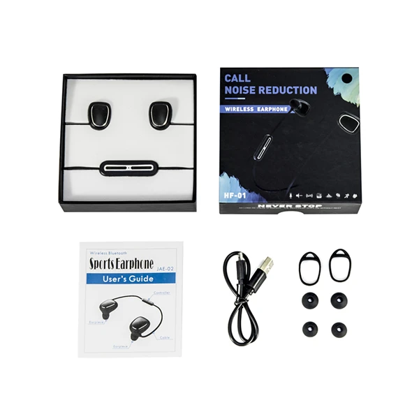 With Box ACLDFH Bluetooth наушники с шумоподавлением спортивные наушники для бега гарнитура с микрофоном 5 эквалайзером бас стерео для xiaomi huawei iphone - Цвет: With Box