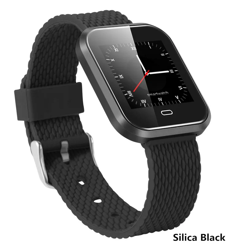 Silica Black CD16 Смарт часы для мужчин IP67 Водонепроницаемый Smartwatch кровяное давление монитор сердечного ритма фитнес трекер здоровья браслет Wriswatch - Цвет: Silica Black