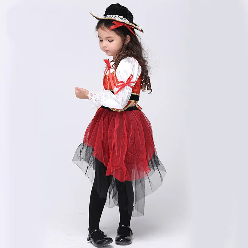 Карнавальные костюмы принцессы с морским пиратом для девочек детское