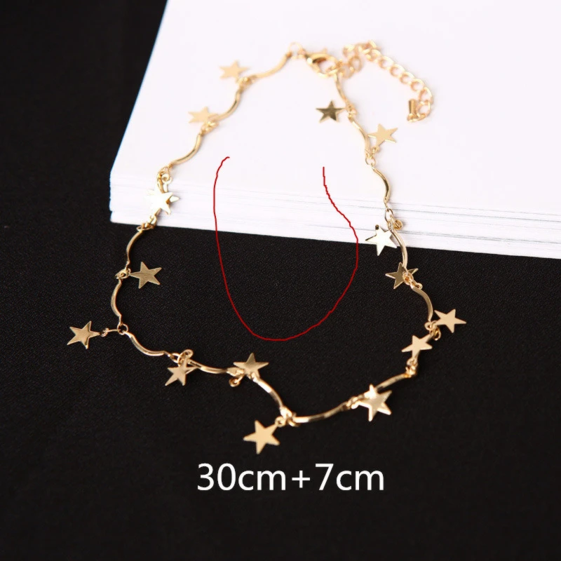 X70 модные ювелирные изделия золотого цвета ожерелье с кулоном в виде звезды