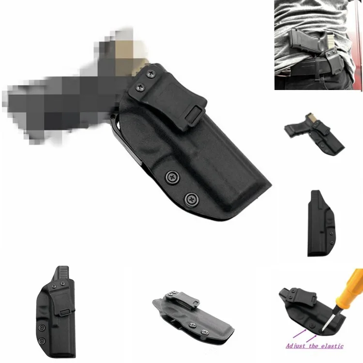 IWB Тактический кобура для пистолета KYDEX подходит: Glock 17 22 31 внутренний скрытый пояс
